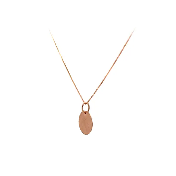 Rose Gold Ring Necklace