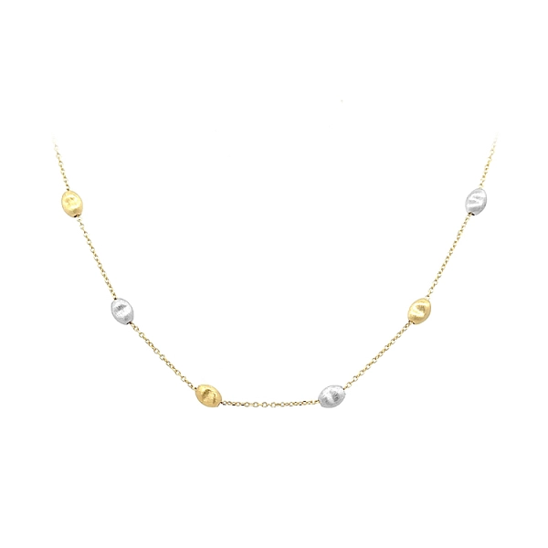 Ladies Necklace made of Combination Gold