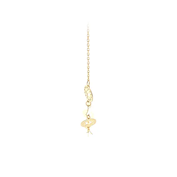 Gold Ladies Necklace Stars