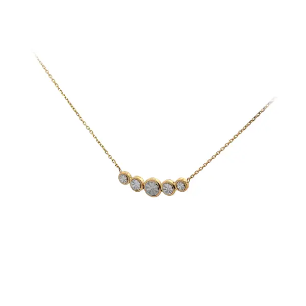 Necklace made of Combined Gold