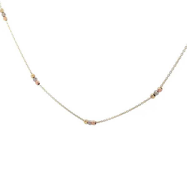 Necklace made of Combined Gold