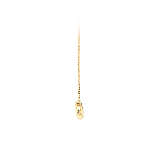 Gold Necklace with Zircons