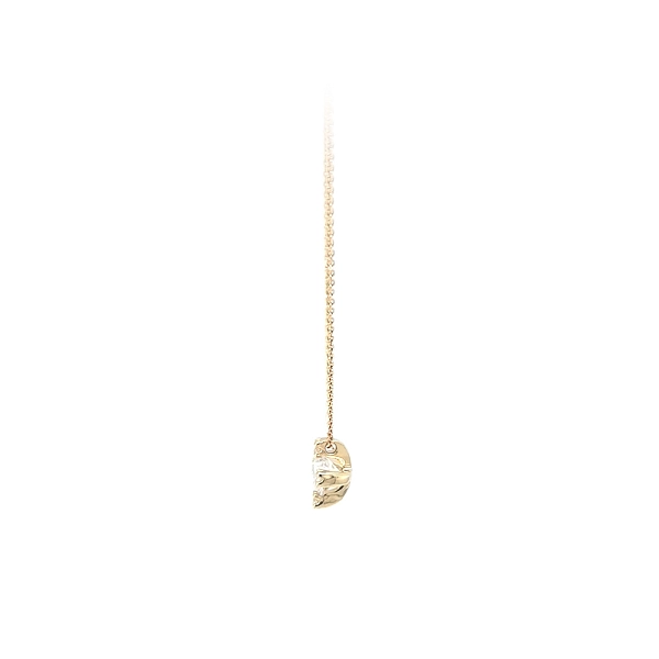 Gold Necklace with Zircons