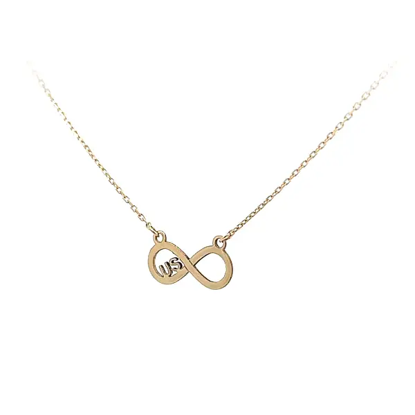 Golden Infinity Necklace