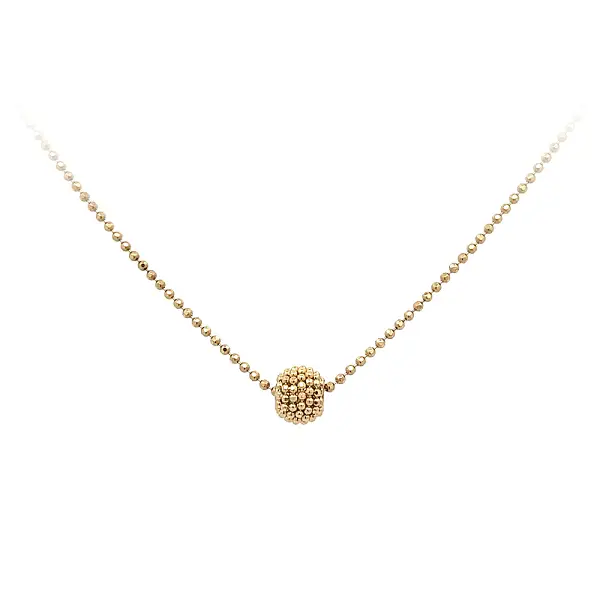 Gold Necklace Beads