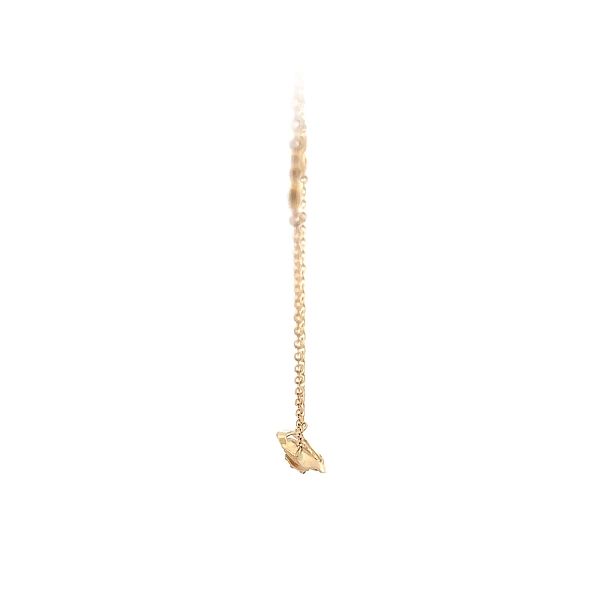 Gold Necklace with Zircons
