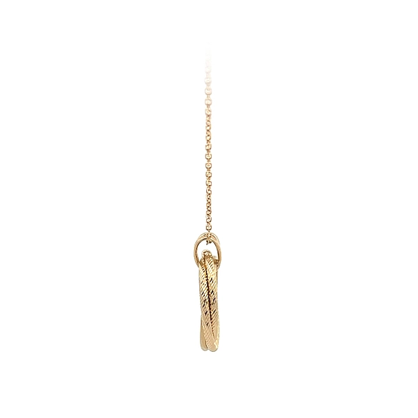 Gold Necklace Circle