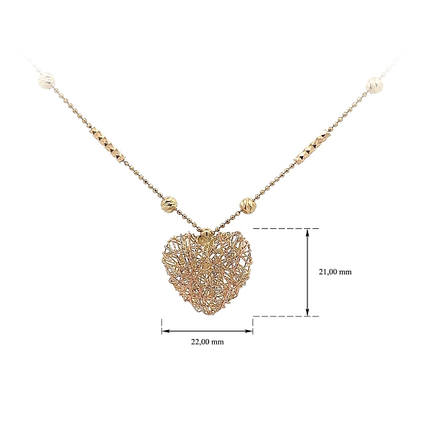 Gold Heart Necklace