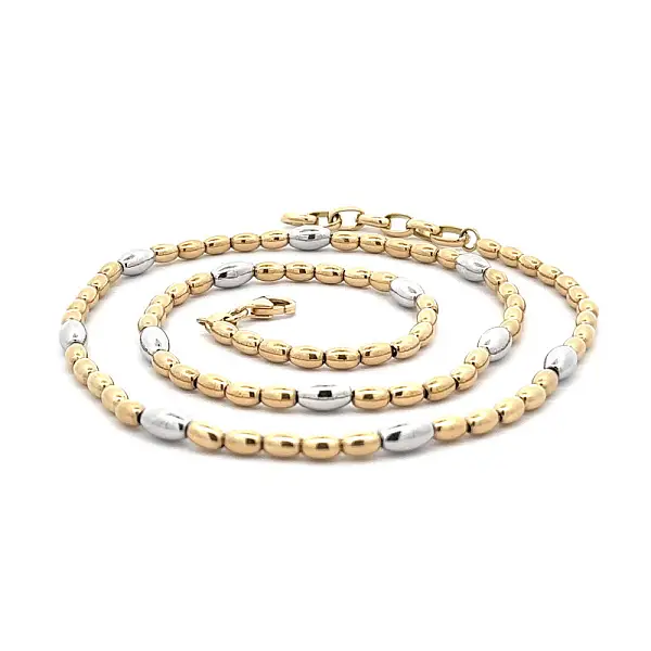 Necklace made of Combined Gold