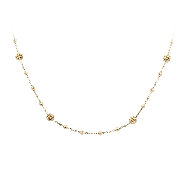 Gold Ladies Necklace Beads