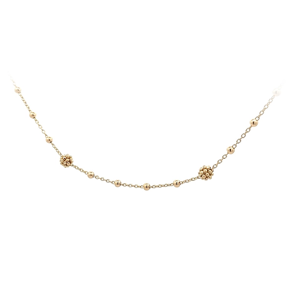 Gold Ladies Necklace Beads