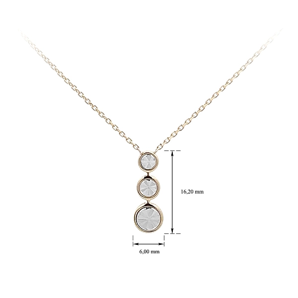 Necklace made of Combined Gold