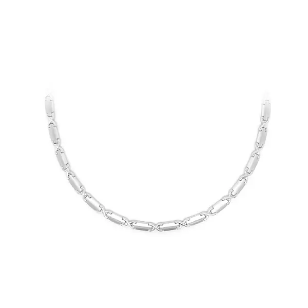 Ladies White Gold Necklace