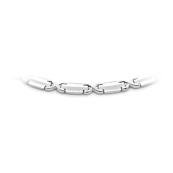 Ladies White Gold Necklace