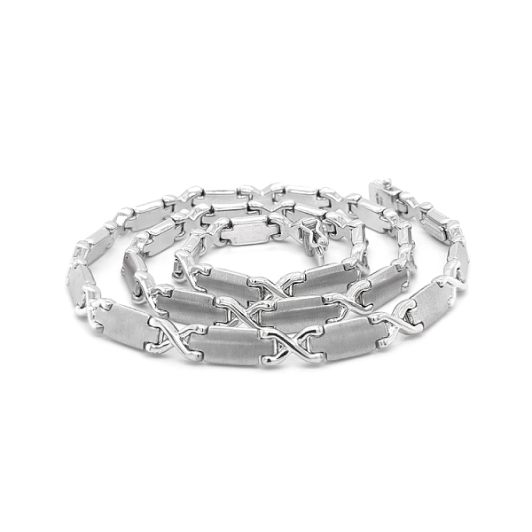 Ladies White Gold Necklace