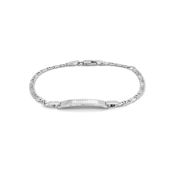 Children's Bracelet with White Gold Plate