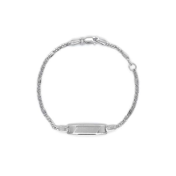 Children's Bracelet with White Gold Plate