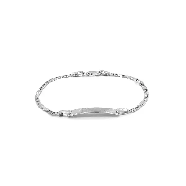 Children's Bracelet with White Gold Plate