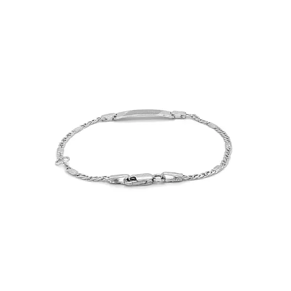 Children's Bracelet with White Gold Plate
