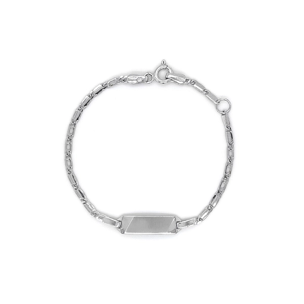 Children's Bracelet with White Gold Plate
