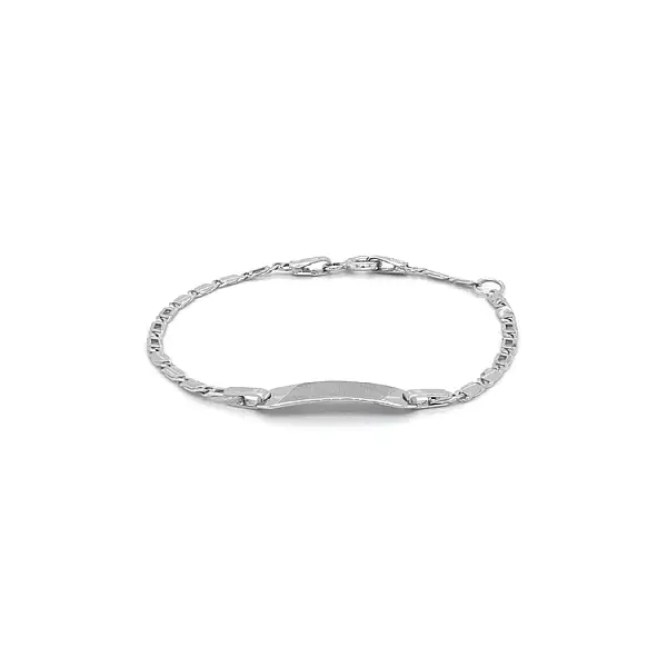 Children's Bracelet with White Gold Plate
