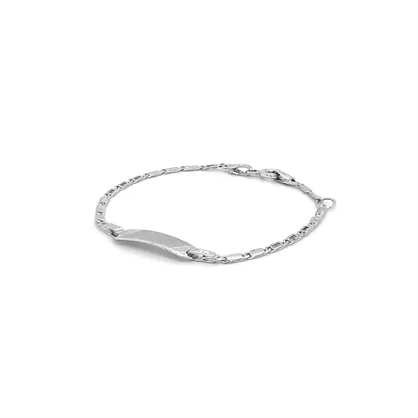 Children's Bracelet with White Gold Plate