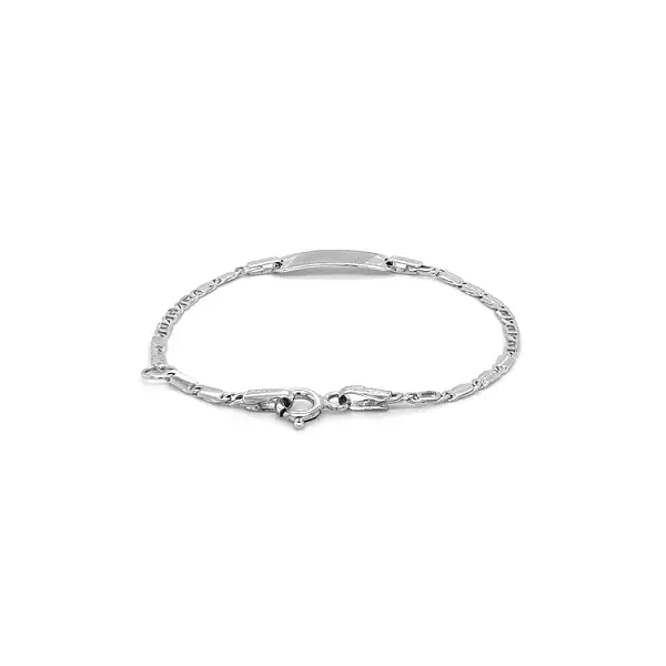Children's Bracelet with White Gold Plate