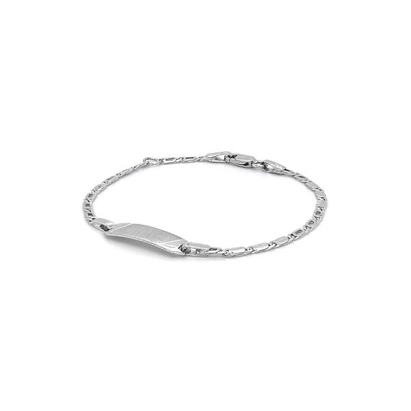 Children's Bracelet with White Gold Plate