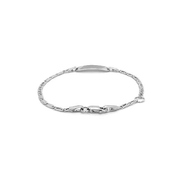 Children's Bracelet with White Gold Plate