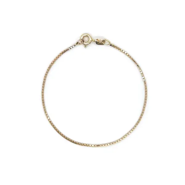 Golden Baby Cube Bracelet - Cube