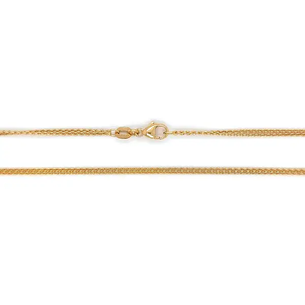 Gold Double Chain Anker