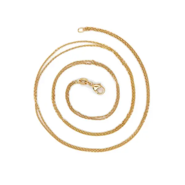 Gold Double Chain Anker