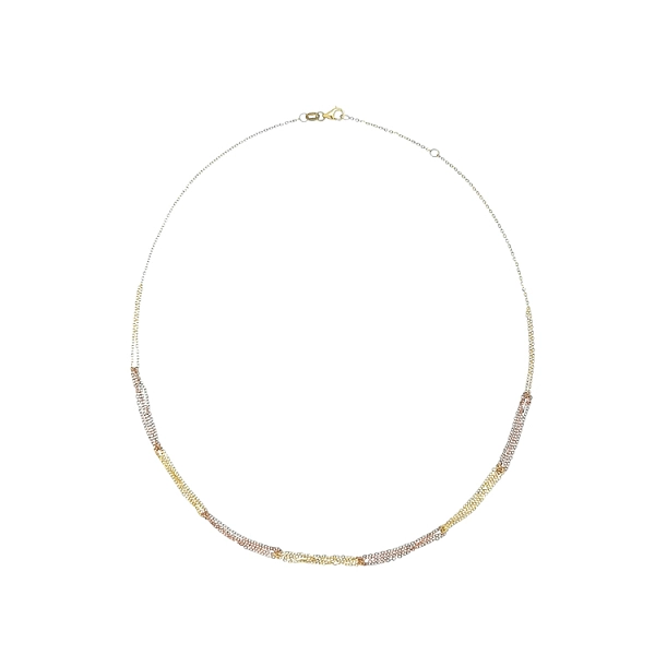 Ladies Chain made of Combination Gold