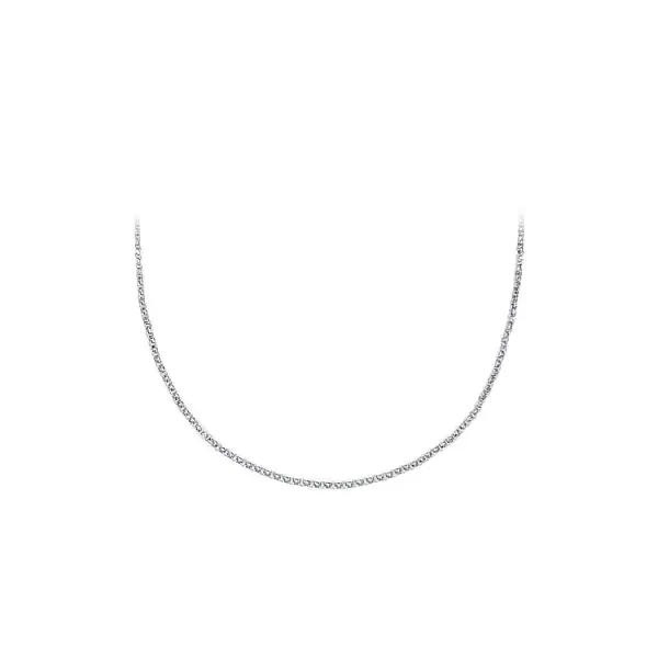 White Gold Rolo Chain