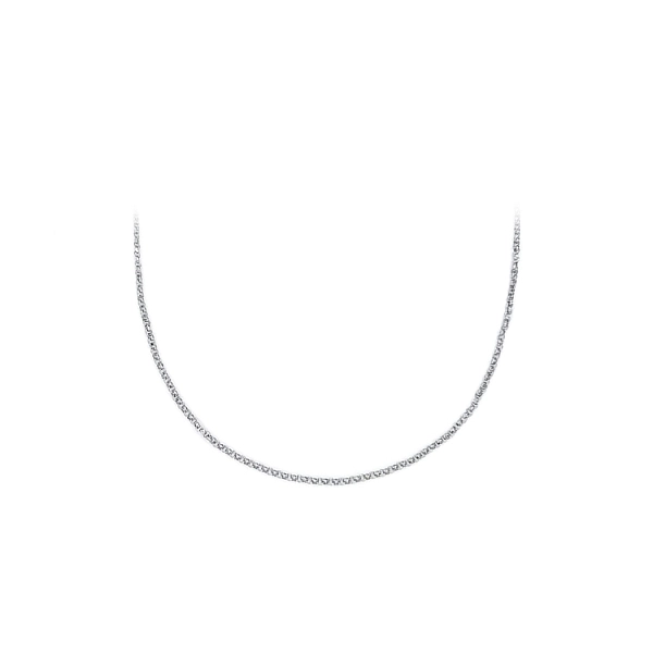 White Gold Rolo Chain