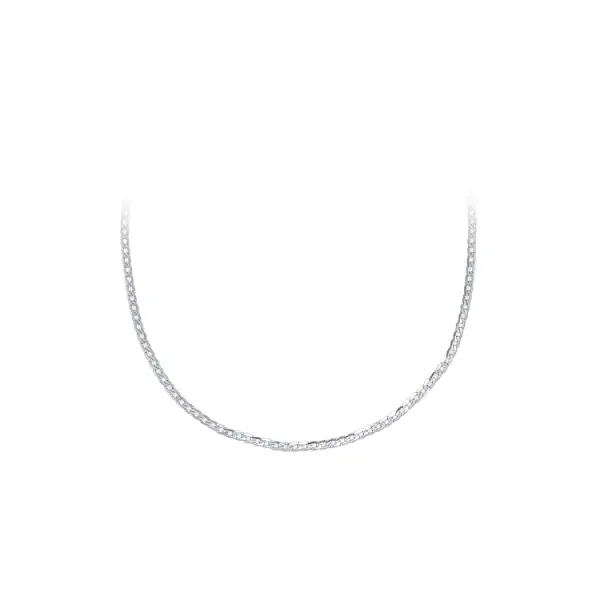 White Gold Armour Chain