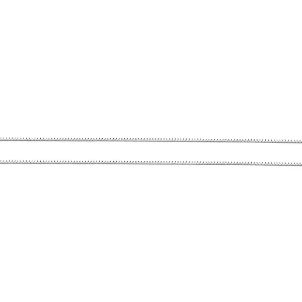 White Gold Cube Chain - Cube