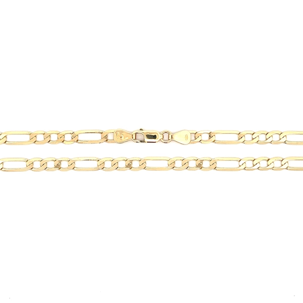 Gold Men's Chain Figaro 4,70 mm