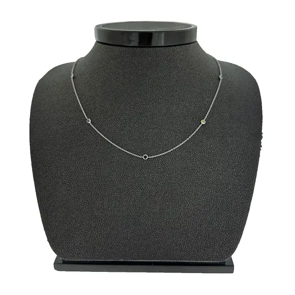 Gold Chain with Coloured Stones