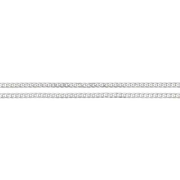 White Gold Armour Chain