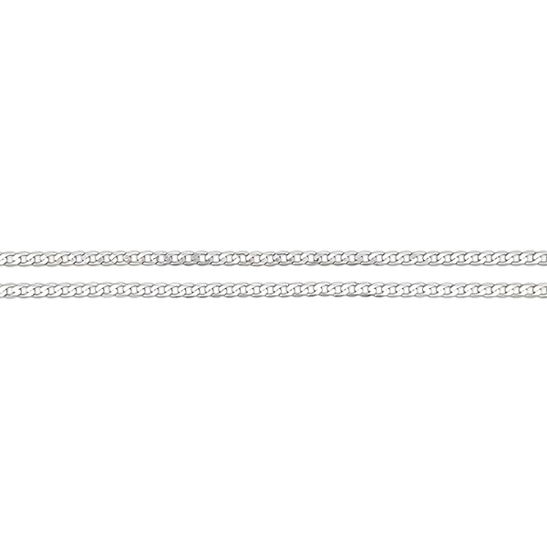 White Gold Armour Chain