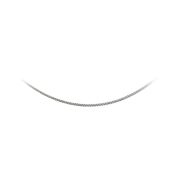 White Gold Fox Tail Chain