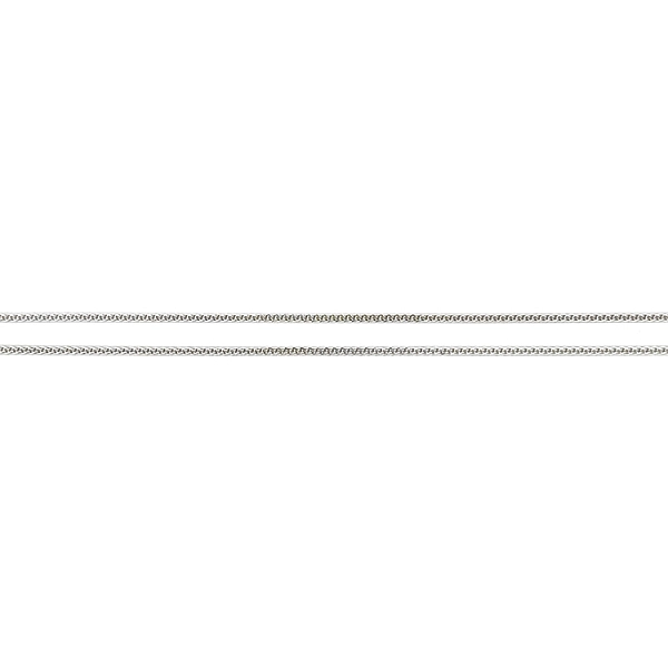 White Gold Fox Tail Chain