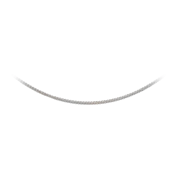 White Gold Fox Tail Chain