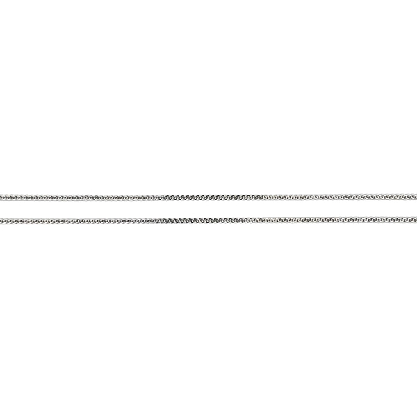White Gold Fox Tail Chain