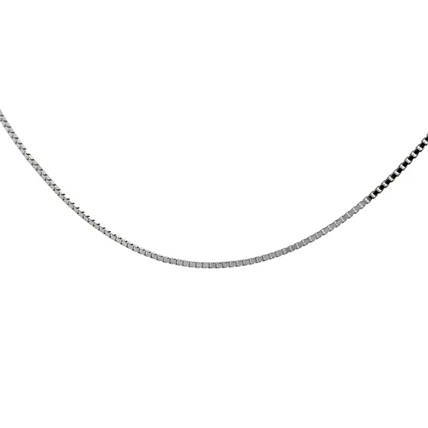 Chain Cube - White Gold Cube