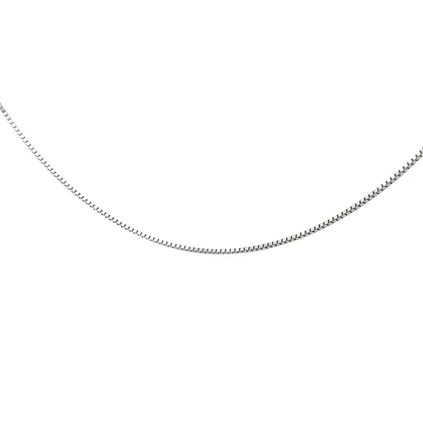 Chain Cube - White Gold Cube