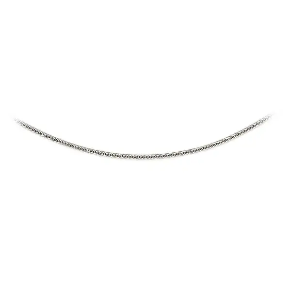 White Gold Fox Tail Chain