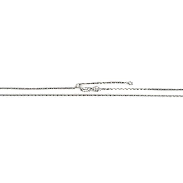 White Gold Fox Tail Chain