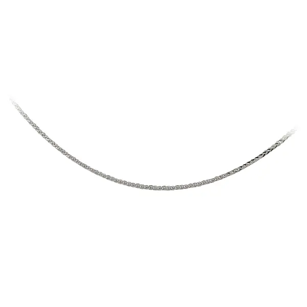 White Gold Fox Tail Chain